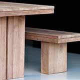 Double Table & Benches